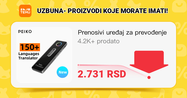  Temu-Pajisja portative e përkthimit të gjuhës, përkthyes i menjëhershëm me dy drejtime.